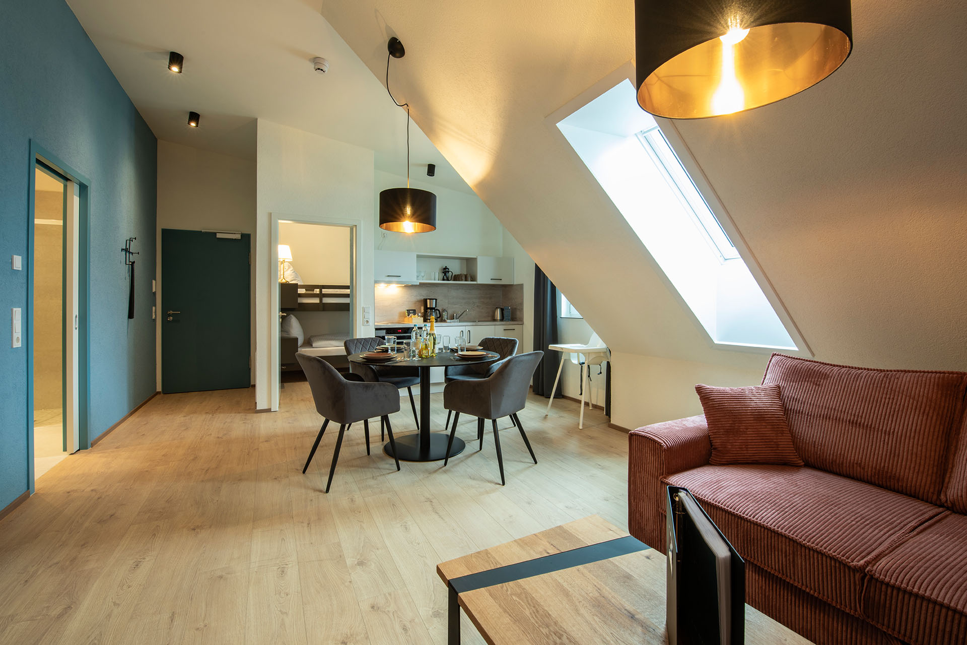 Das Adler, Markdorf - Familiensuite - Essen & Wohnen