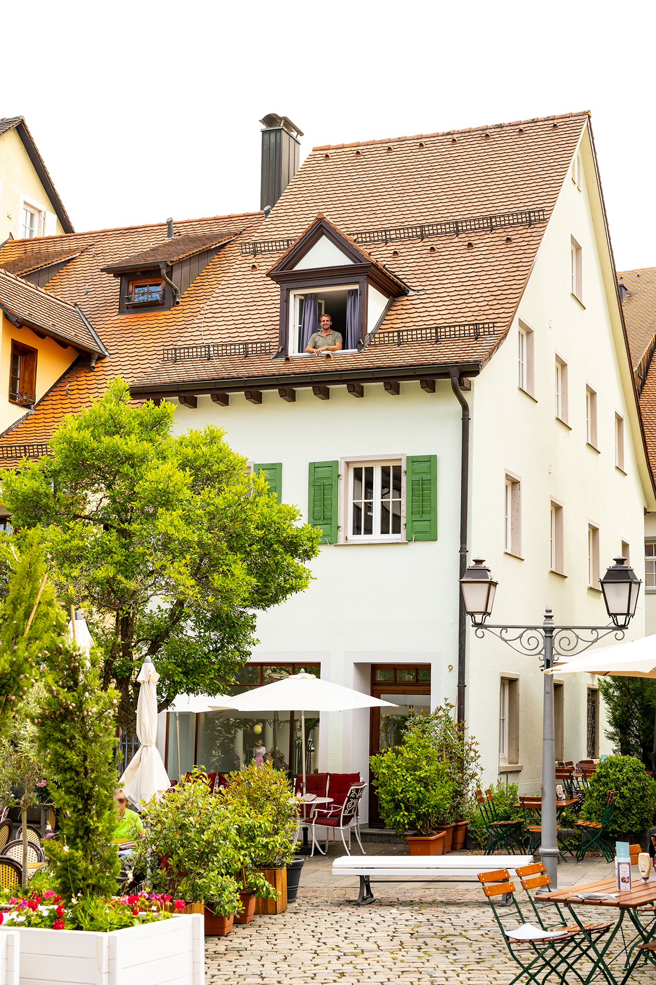 Ferienwohnung am Bodensee: Gästehaus am Schlossplatz, Zimmer 2 - Außenansicht