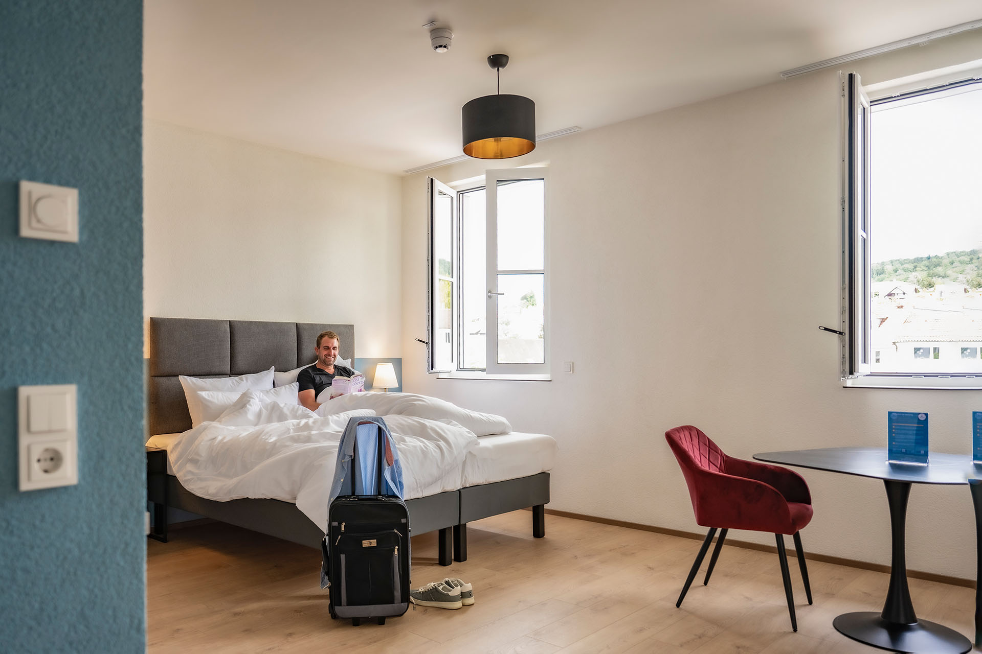 Das Adler, Markdorf - Doppelzimmer - Schlafen und Wohnen