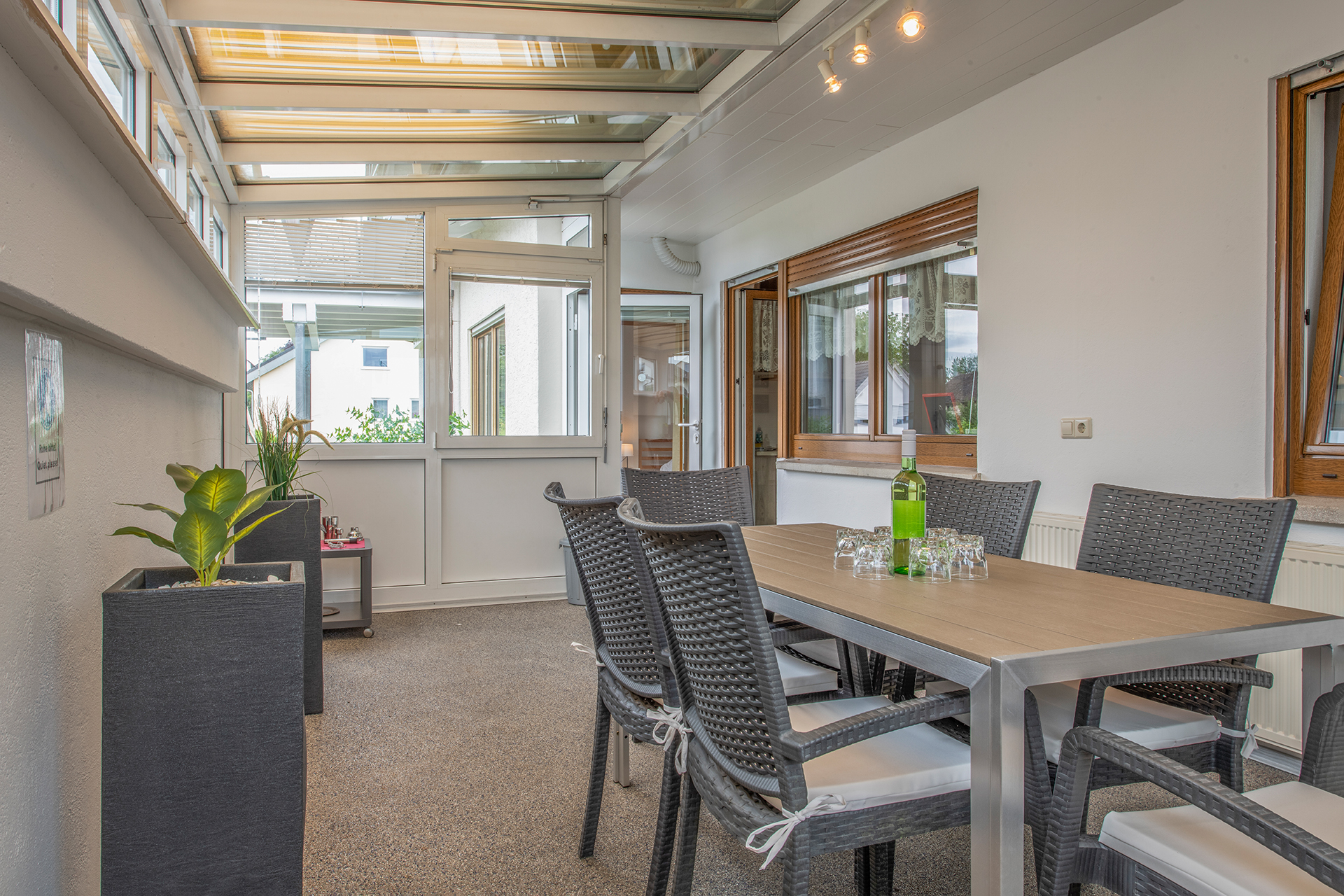 Ferienwohnung am Bodensee: Sonnhalde - Wintergarten