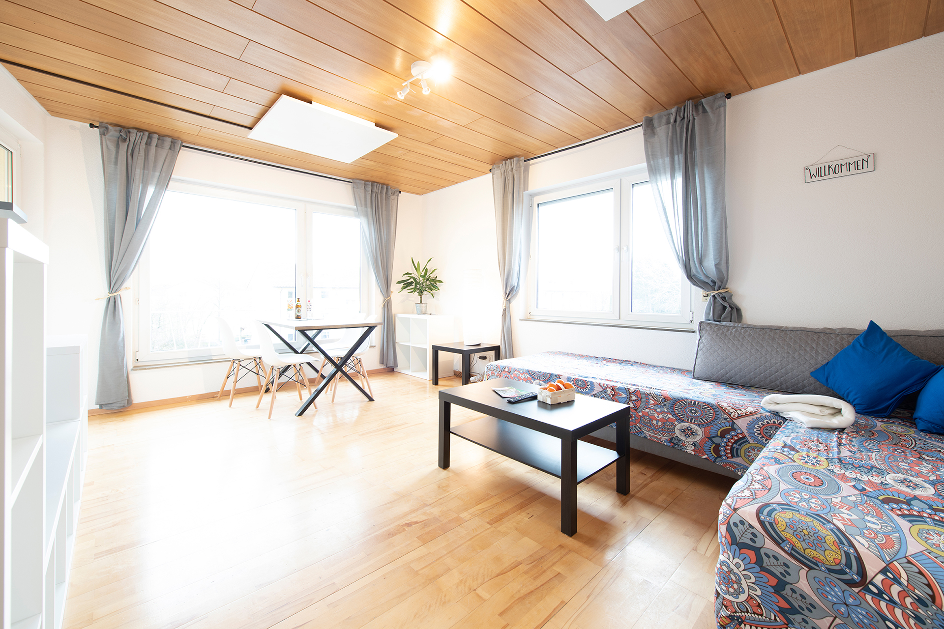 Ferienwohnung am Bodensee: Friedrichshafen - Wohnzimmer