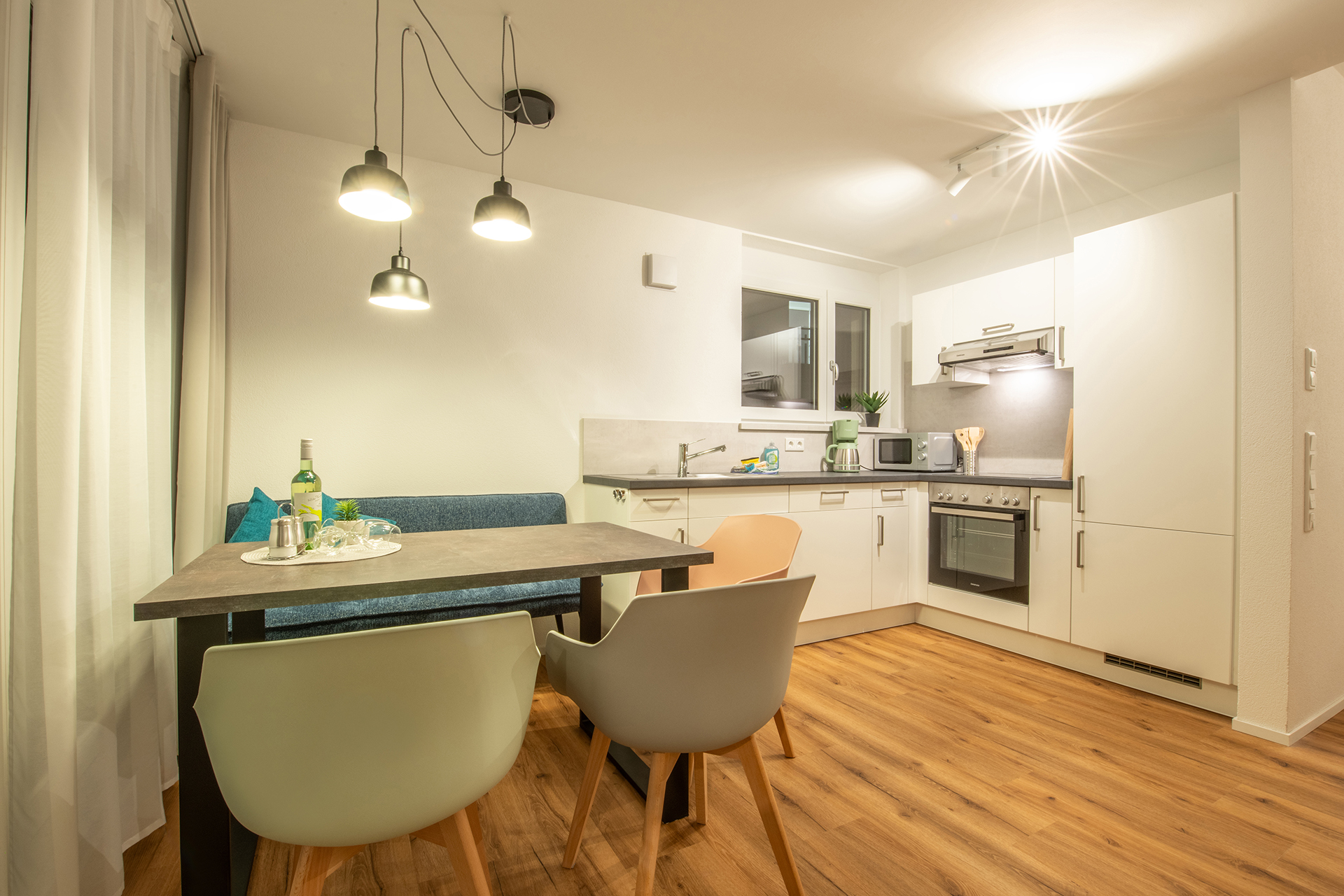 Holiday apartments on Lake Constance: Apartment House Markdorf, Apartment 5 - Kitchen