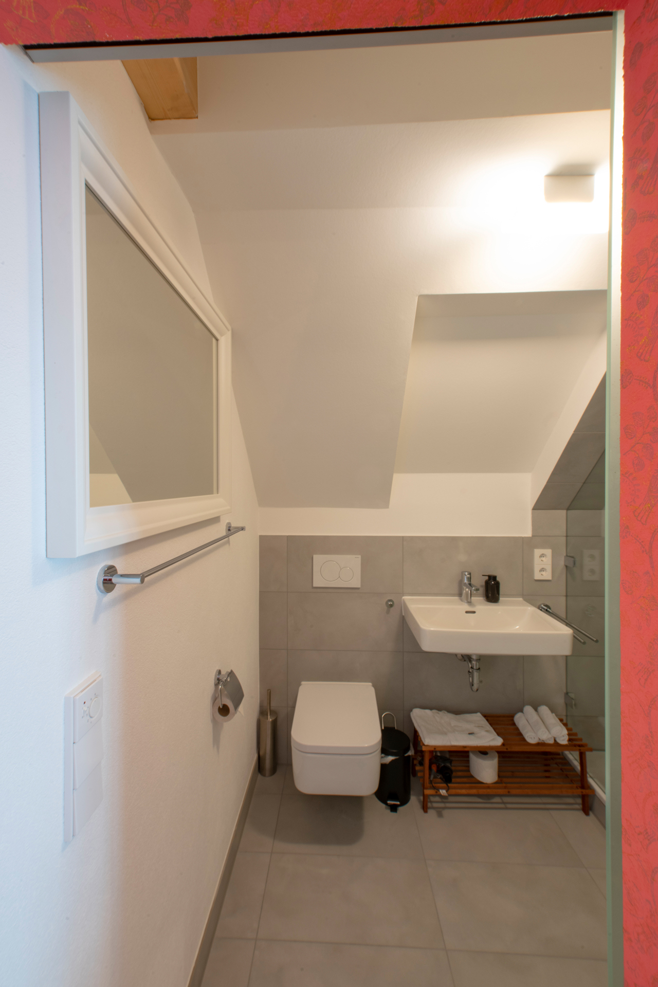 Holiday apartments on Lake Constance: Guest House "Am Schlossplatz", Room #5 - Bathroom