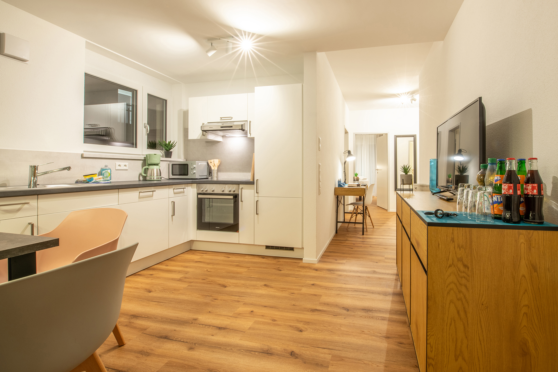 Holiday apartments on Lake Constance: Apartment House Markdorf, Apartment 5 - Kitchen