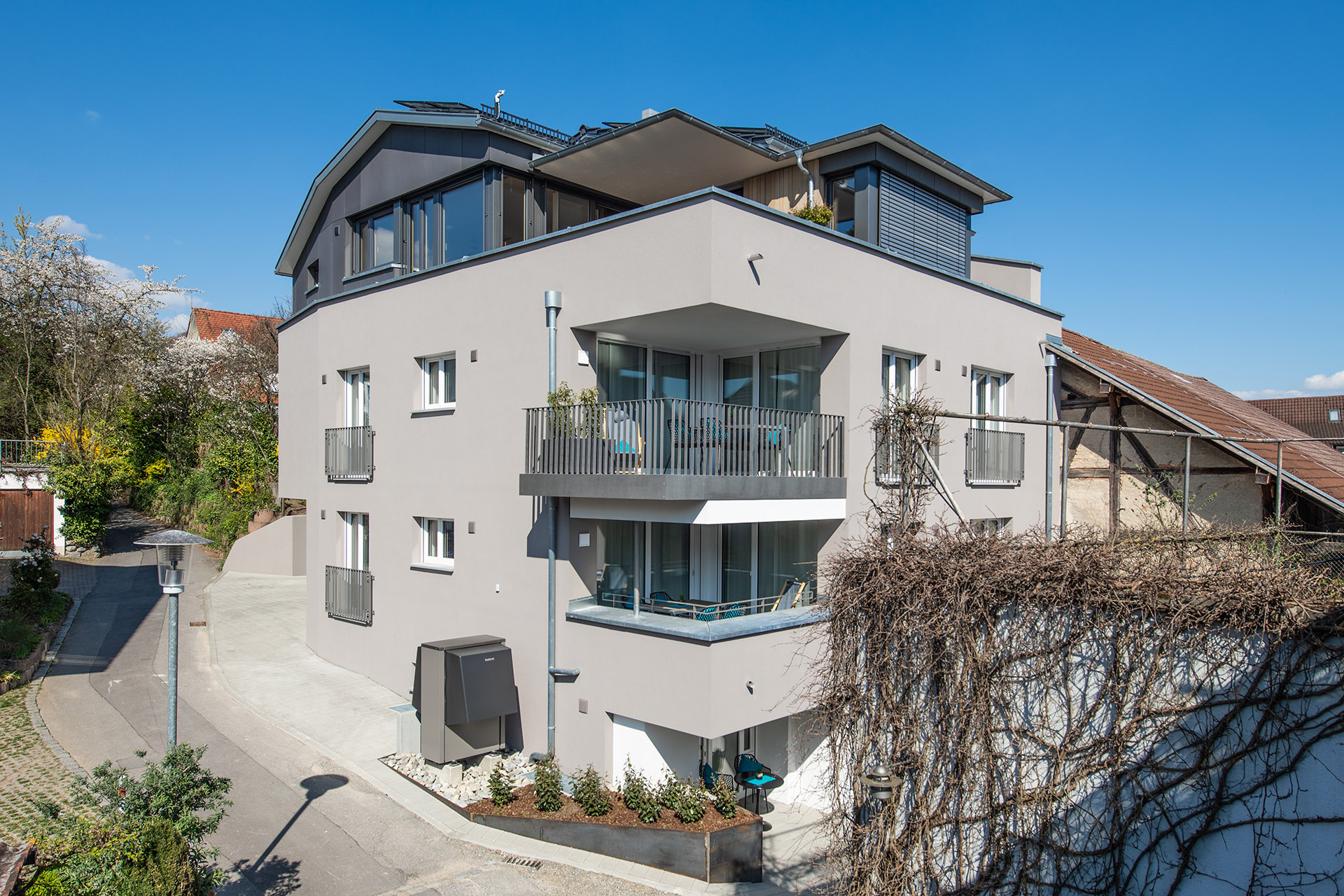 Ferienwohnung am Bodensee: Apartmenthaus Markdorf, außen