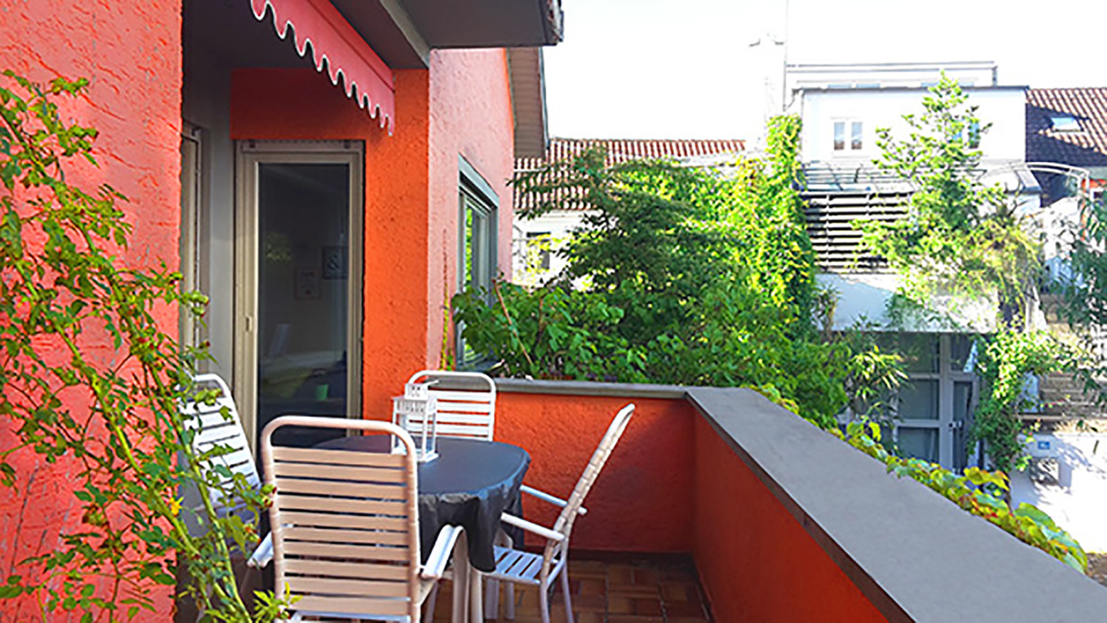 Holiday apartments on Lake Constance: Familienhafen - Balcony