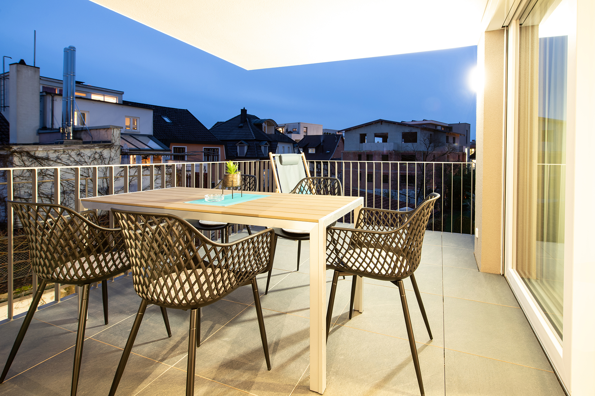 Holiday apartments on Lake Constance: Apartment House Markdorf, Apartment 5 - Balcony