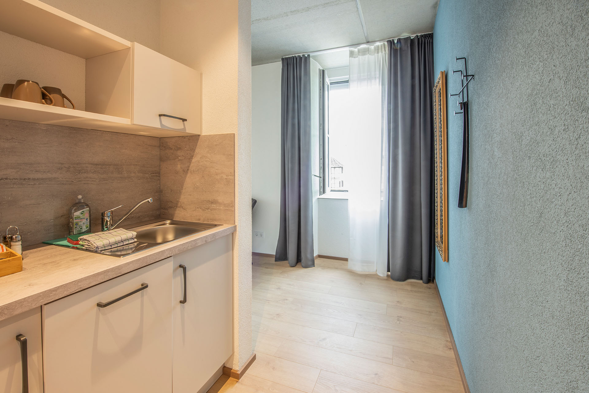Das Adler, Markdorf - Deluxe Doppelzimmer - Küche