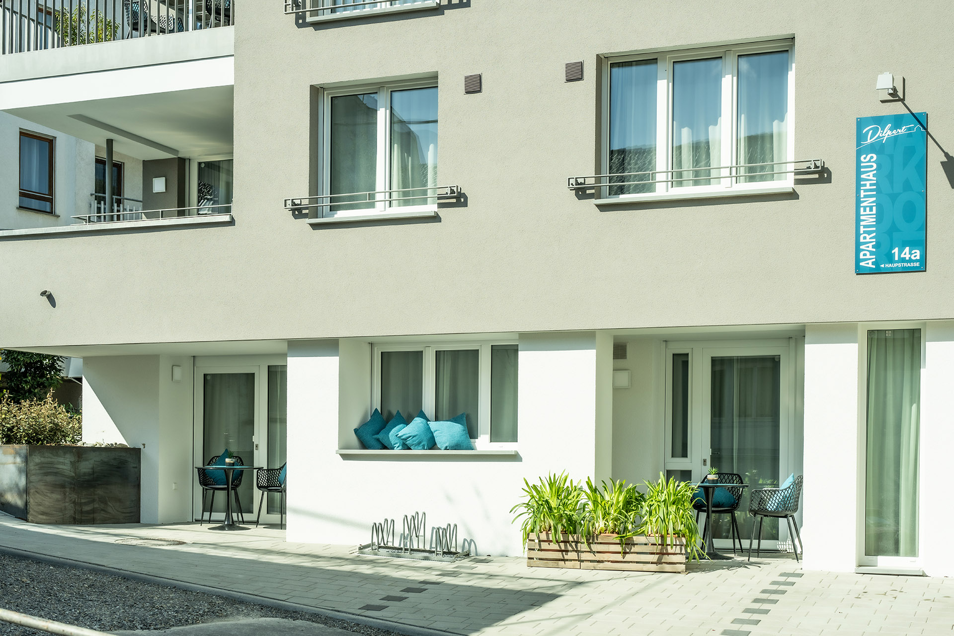 Ferienwohnung am Bodensee: Apartmenthaus Markdorf, außen