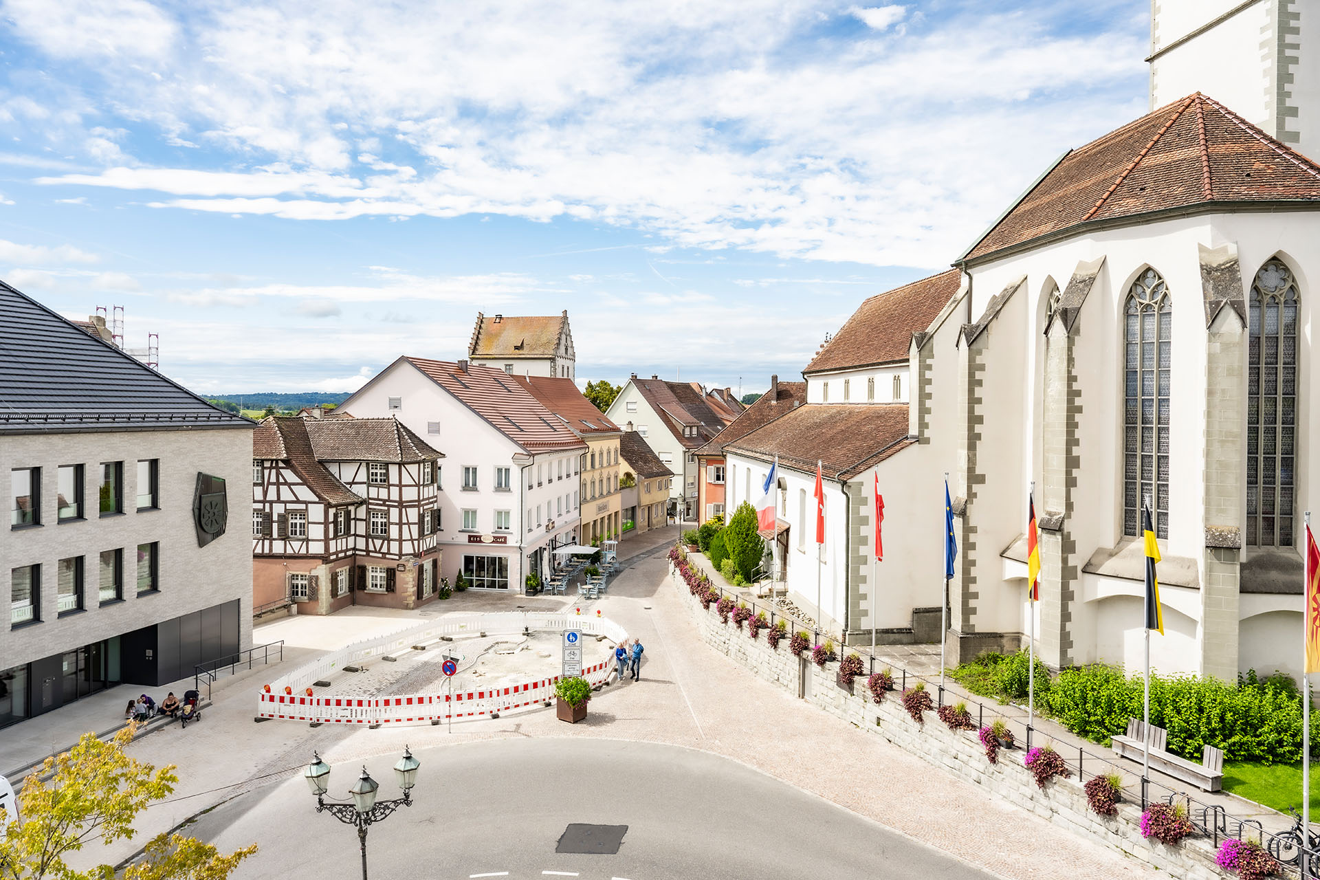 Das Adler, Markdorf - Doppelzimmer mit Balkon - Ausblick