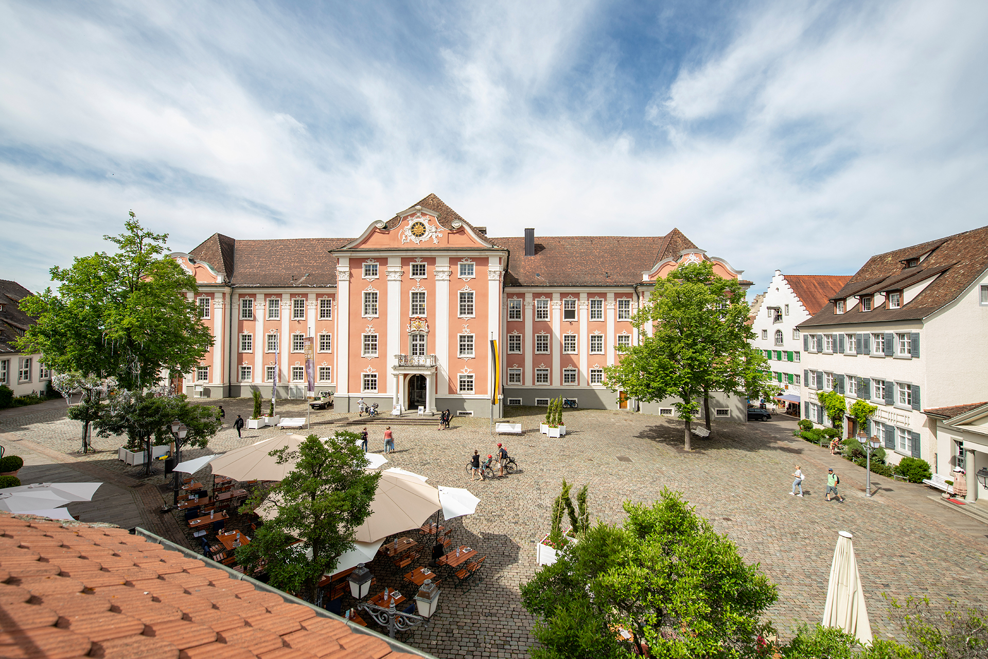 Holiday apartments on Lake Constance: Guest House "Am Schlossplatz", Room #3 - View