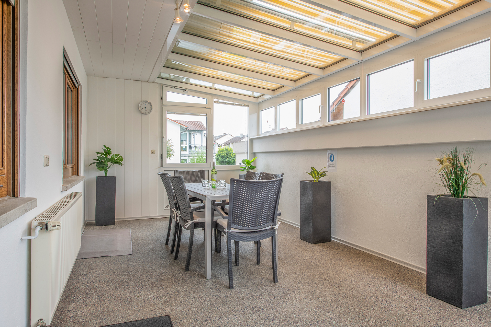 Ferienwohnung am Bodensee: Sonnhalde - Wintergarten
