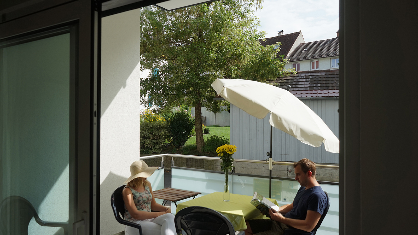 Ferienwohnung am Bodensee: Deluxe - Balkon