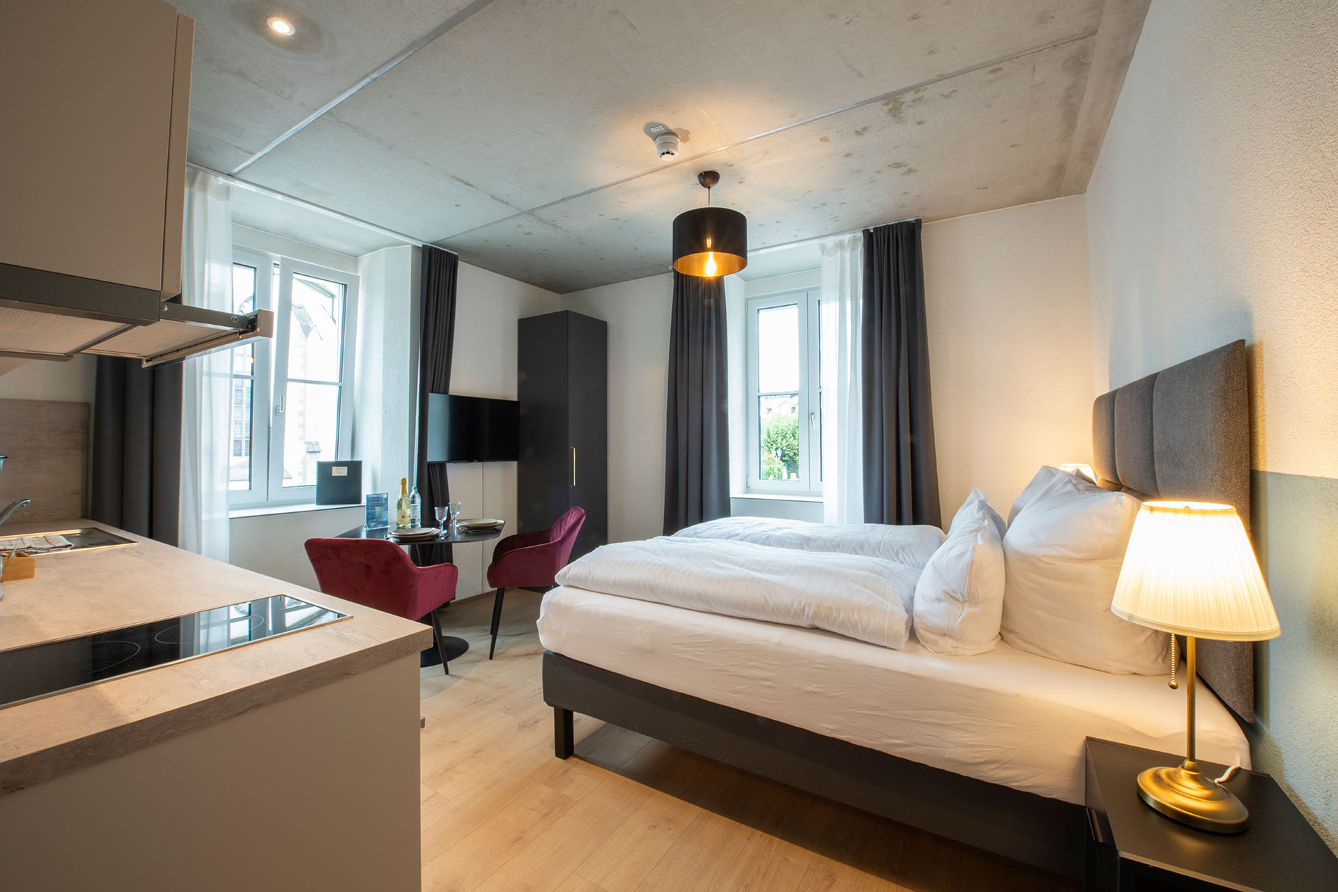 Das Adler, Markdorf - Doppelzimmer mit Balkon - Schlafen & Wohnen