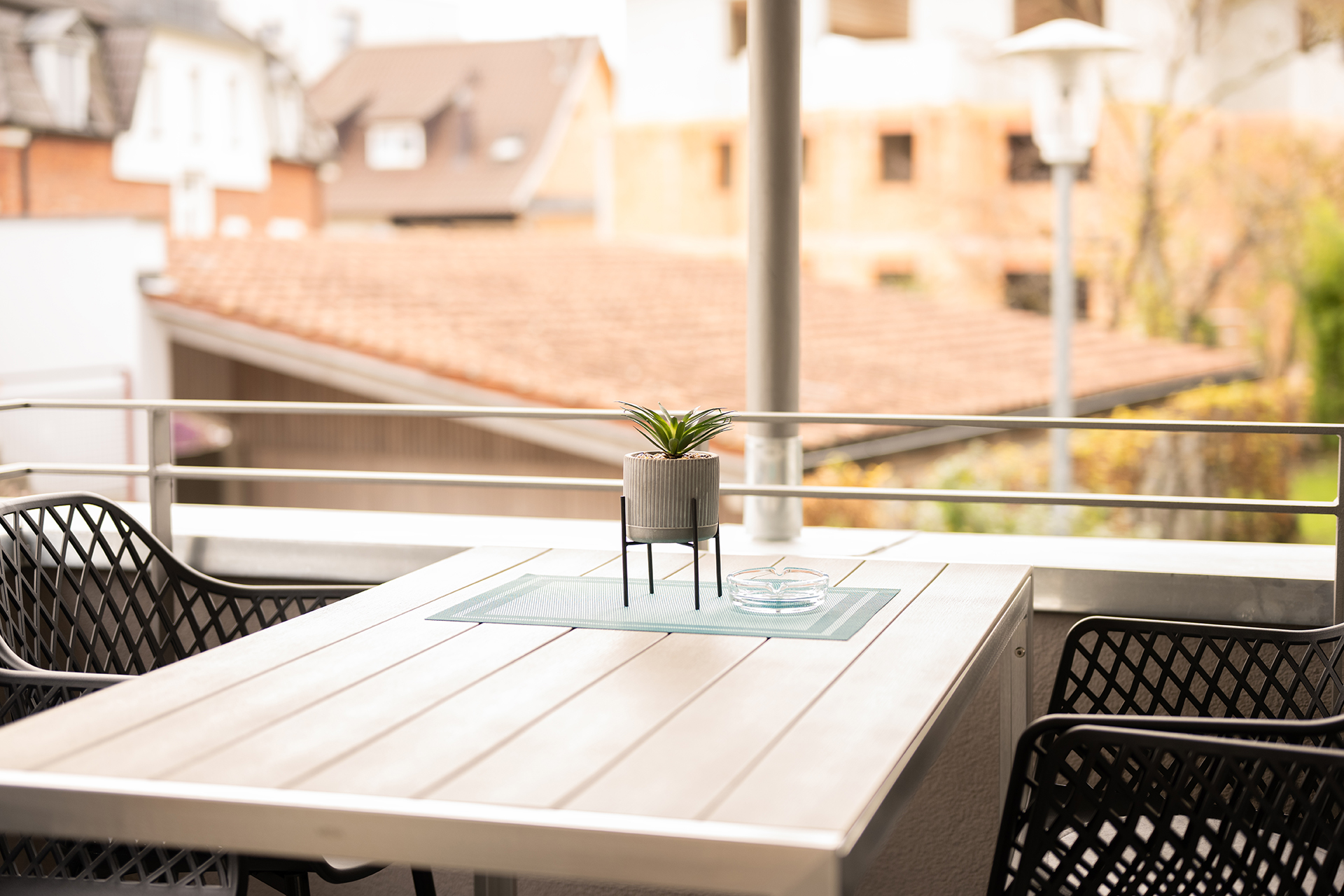 Holiday apartments on Lake Constance: Apartment House Markdorf, Apartment 4 - Balcony