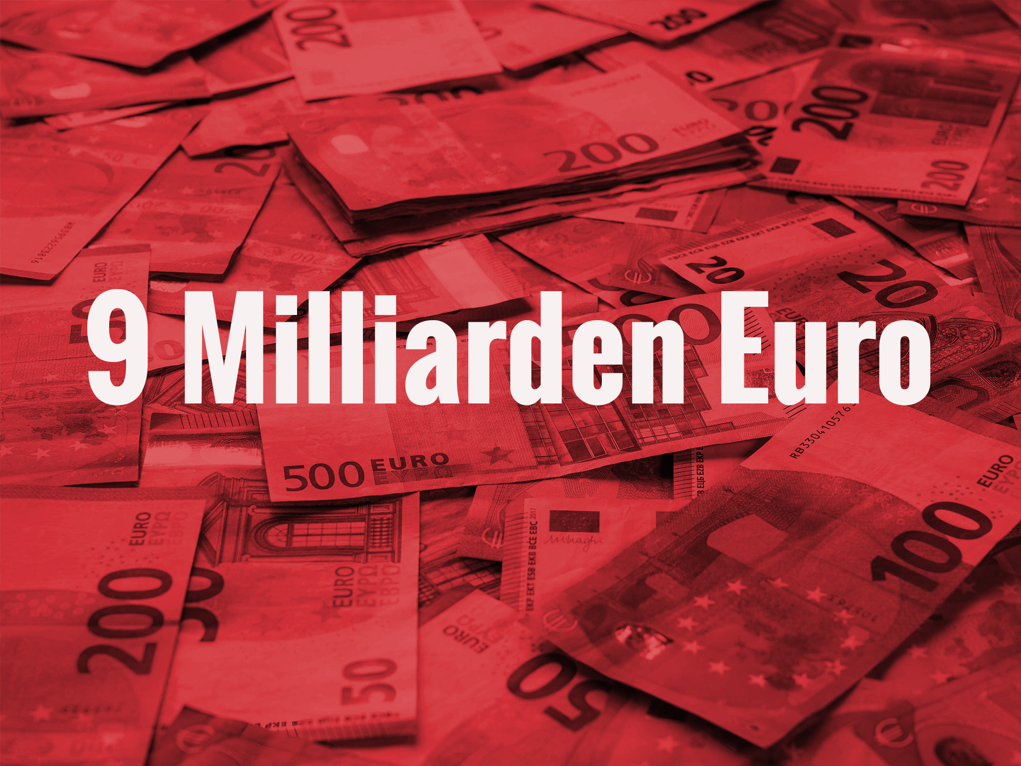 9 Milliarden: Strafe für das Gestern oder Investition in das Morgen?