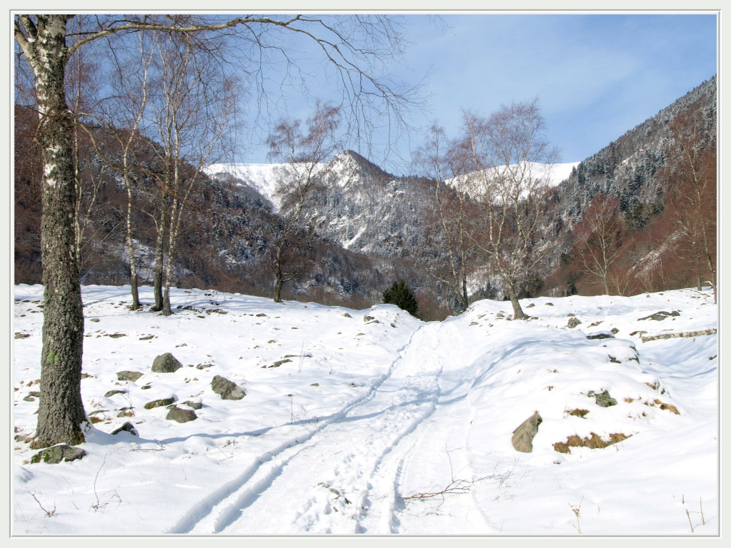 La vallée de la Wormsa en hiver