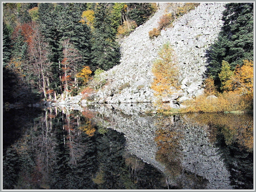 Lac du Fischboedle en automne