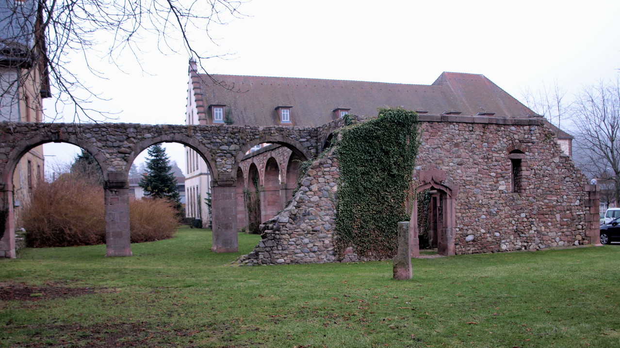 vestiges de l'Abbaye du Val St Grégoire