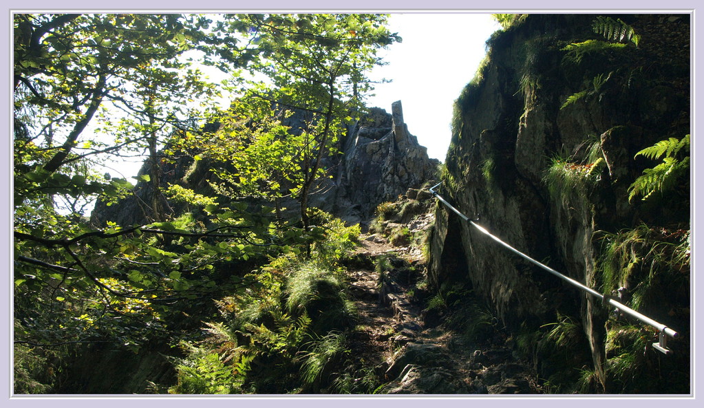 Sur le Sentier des Roches