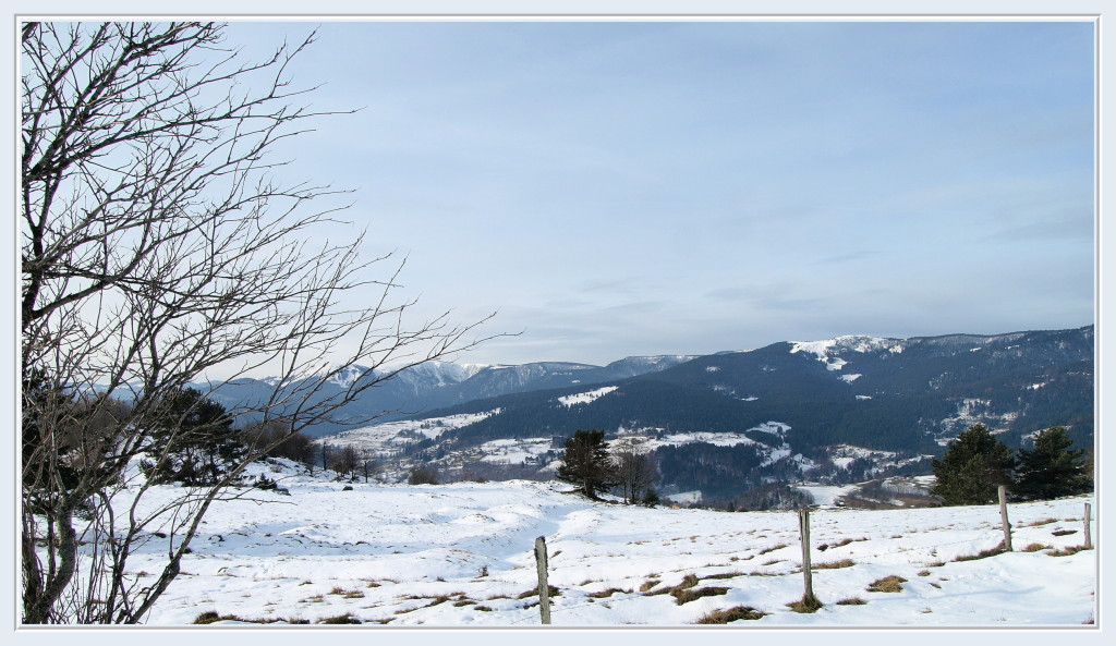 Vue sur la Schlucht et le Hohneck