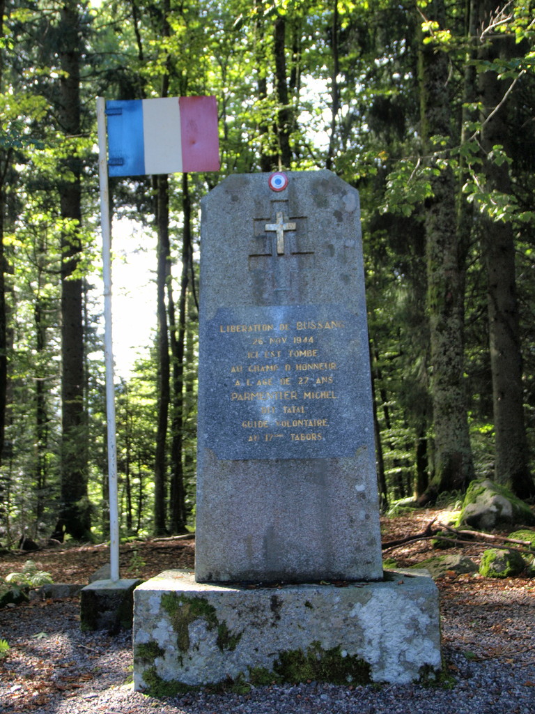 Stèle Parmentier au Col du Page