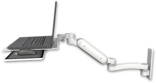 医療・産業用 昇降式ノートPCアーム｜ASUL180-W3-LUS-A1（25.6cm延長アーム付）    