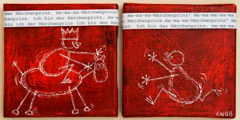 Serie: Wo die Liebe hinfällt, Lack gekratzt, Schlagertexte, SOLD