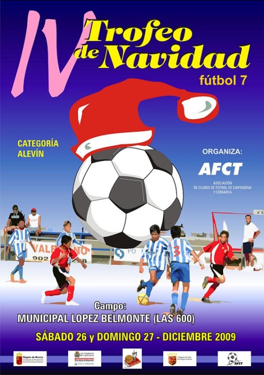 Cartel del IV Torneo Navidad AFCT 2009/10
