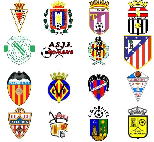 Equipos participantes en el II Torneo Ciudad de Murcia