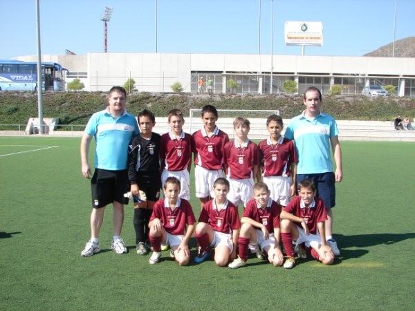 Alevín Autonómica, gano su visita al Lorca  Deportiva por 0-19 el 03/10/09