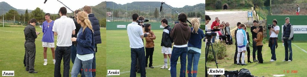 Ojeadores del equipo ingles, CRISTAL PALACE, muestran interés por tres jugadores del SAN GINES, estos jugadores son: Juan, Jesús y Rubén 