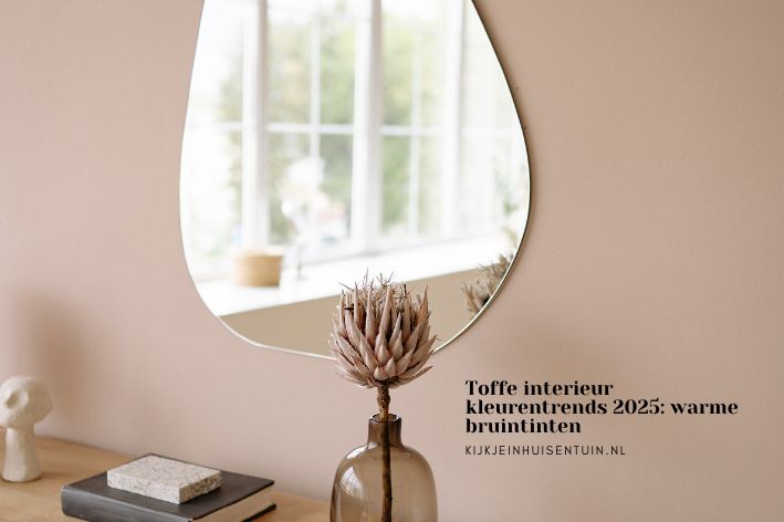 Toffe interieur kleurentrends 2025: warme bruintinten