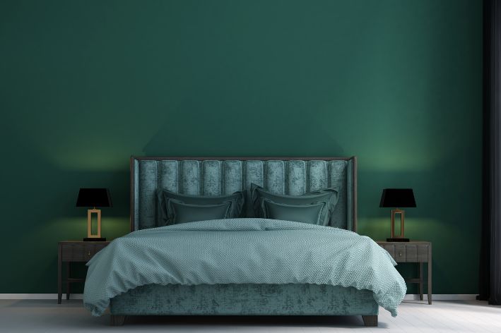 De mooiste inspiratie ideeën voor een groene slaapkamer