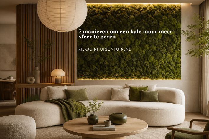 7 manieren om een kale muur meer sfeer te geven