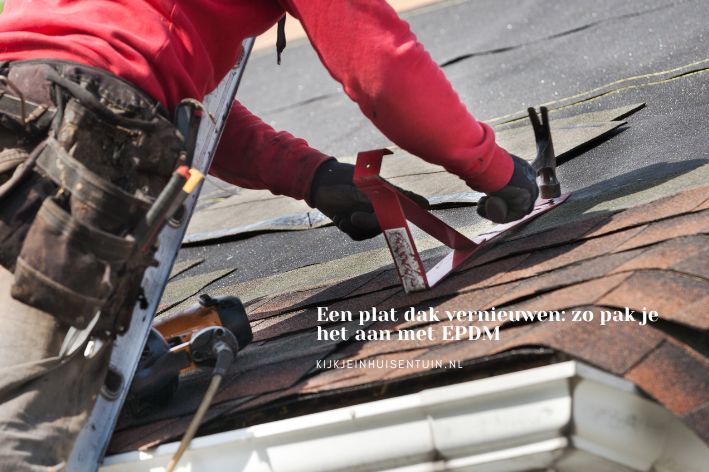 Een plat dak vernieuwen: zo pak je het aan met EPDM