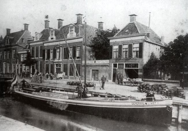 "Generaal de Wet II" aan het Noordijs te Harlingen (foto: Harlingen, mien stadsje 4)