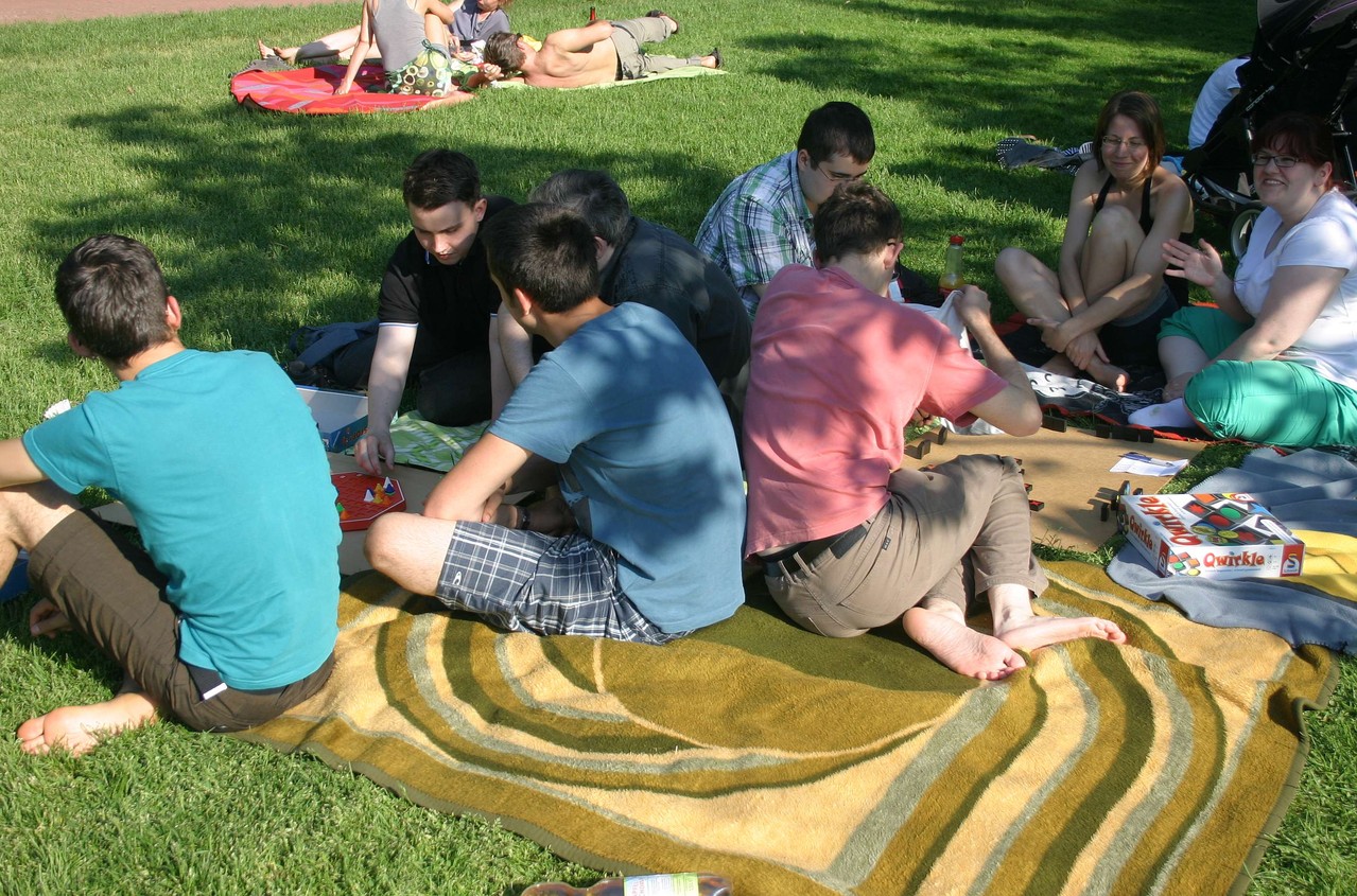Spielen im Park