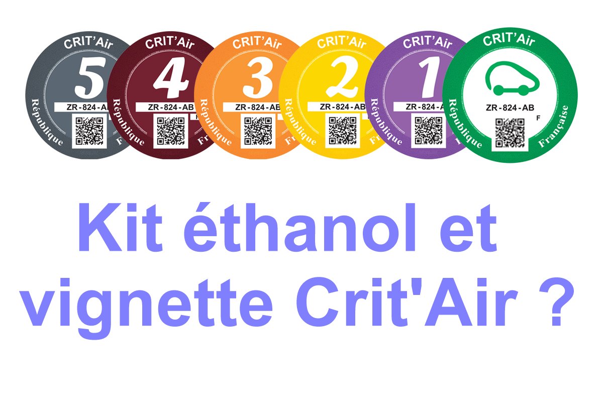 Kit E85 et Vignette Crit'Air