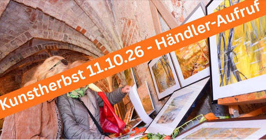 Händler*innen- / Künstler*innenbewerbung zum Kunstherbst Altfriedland 2026