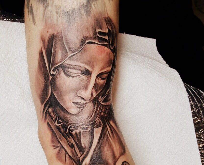 Heilige Maria Tattoo