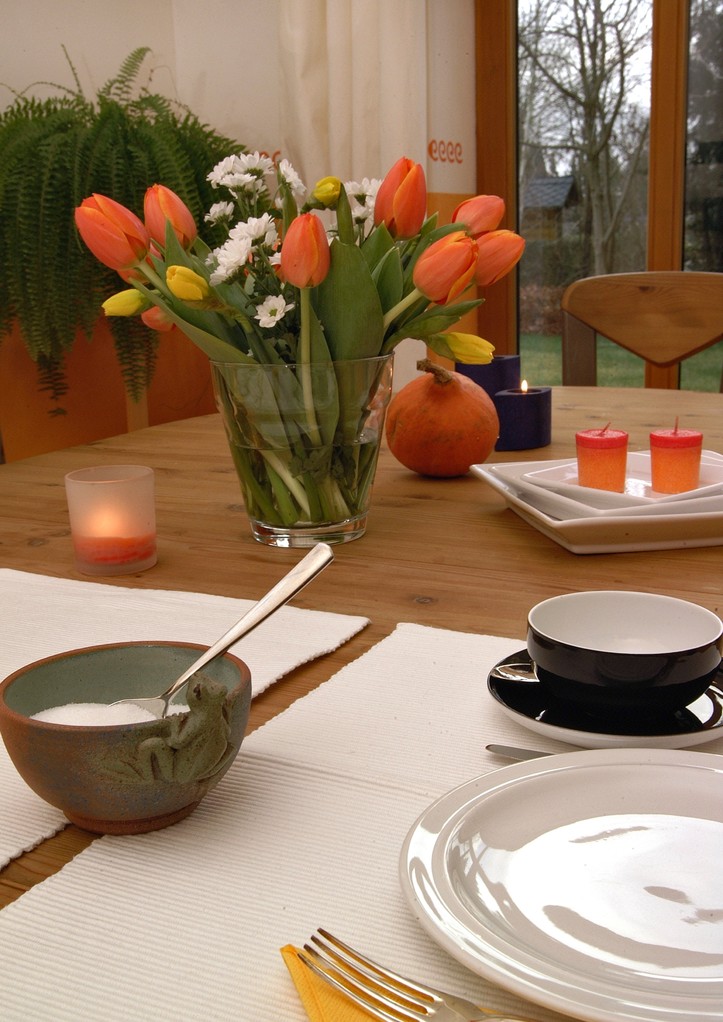 Gedeckter Tisch