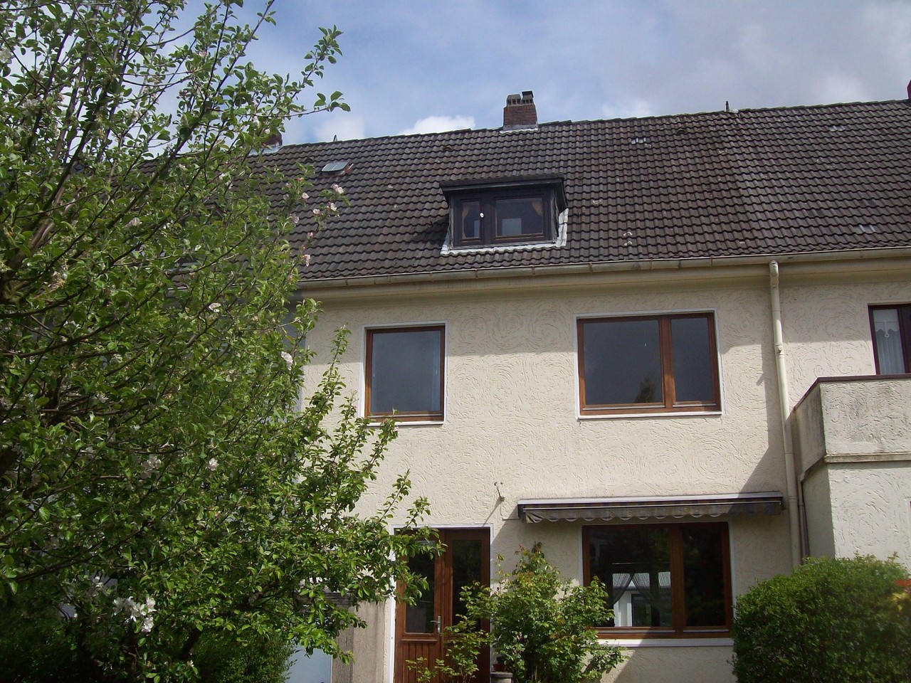 Gartenansicht vorher