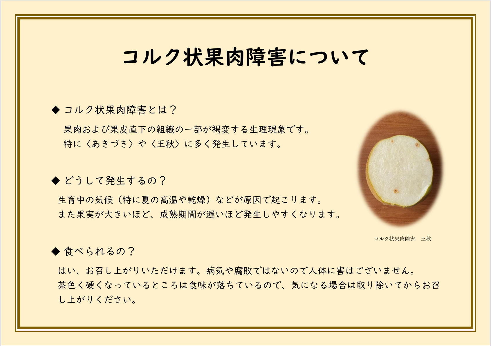 『王秋』家庭用受付中
