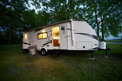 Many campers like this one, rely on heating with propane from propane companies like Hagedorns in Morgantown WV. 