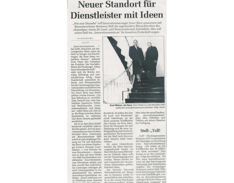 Flensburger Tageblatt aus 2000