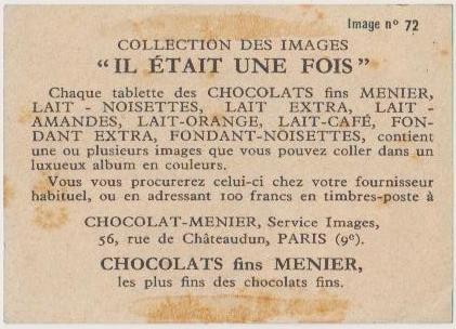 Il était une fois - Image n° 72 (retro) (Chocolat - Menier)