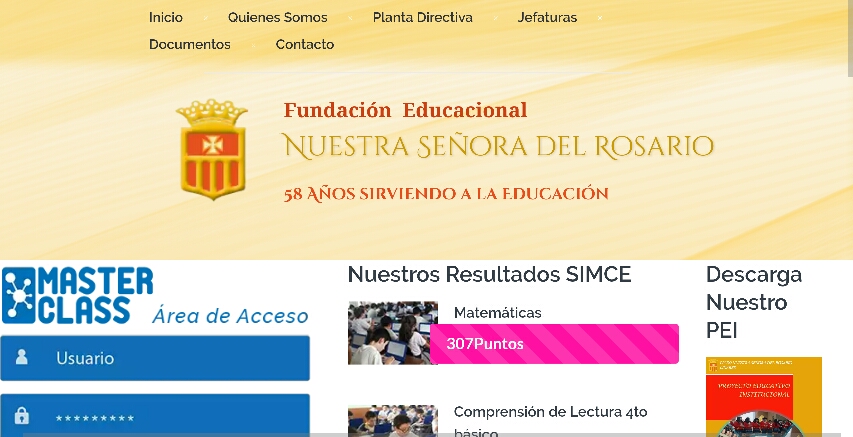 Nueva página web del colegio