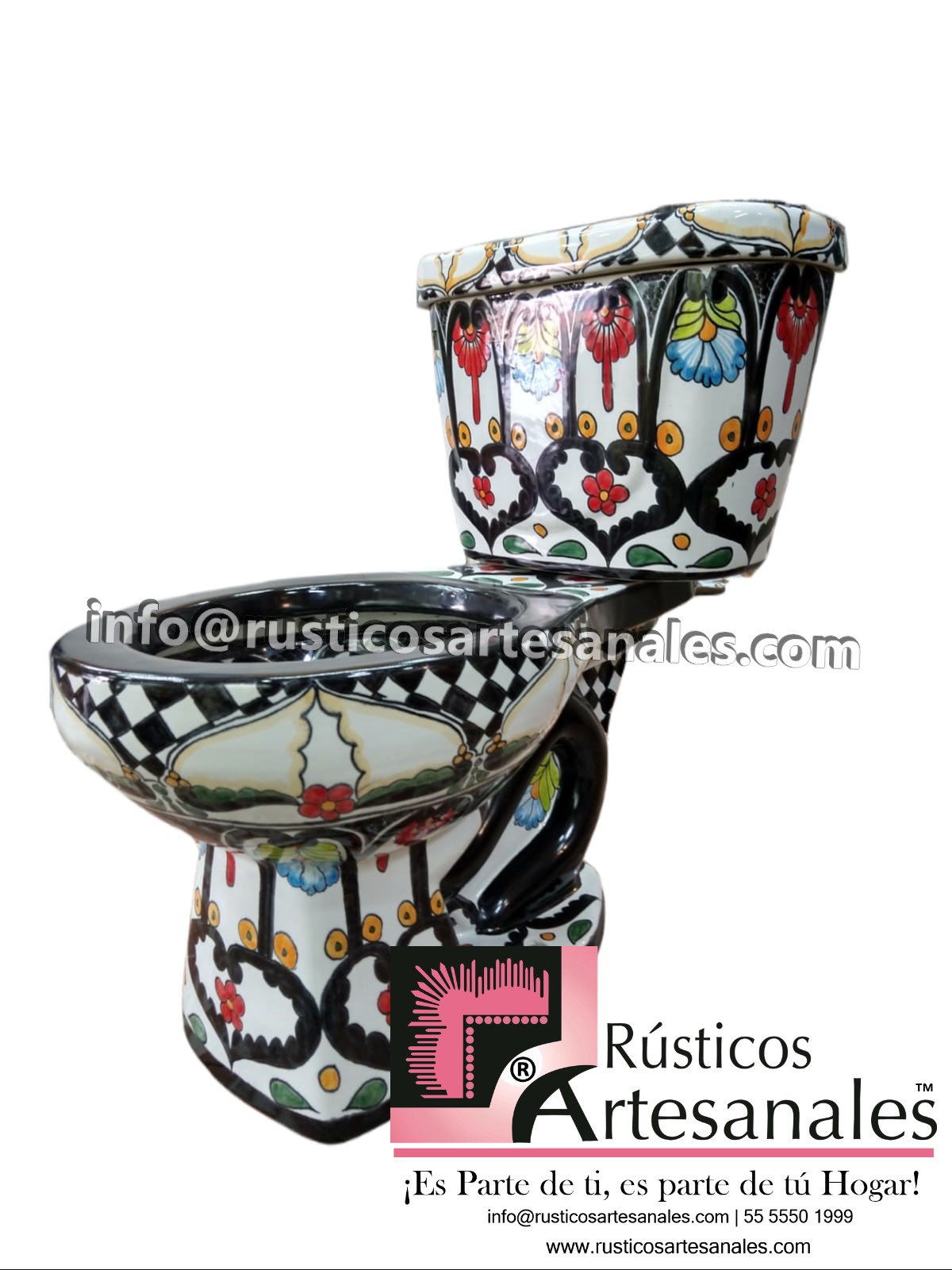 WC de Talavera Gallardo Taza Larga con Tanque (sin herrajes ni asiento)