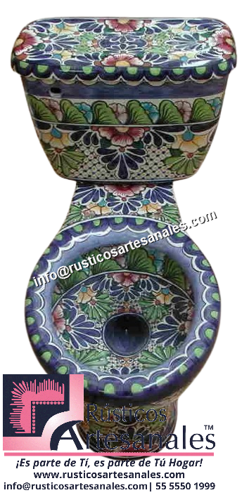 WC de Talavera Camelia Taza Corta con Tanque (sin herrajes ni asiento)